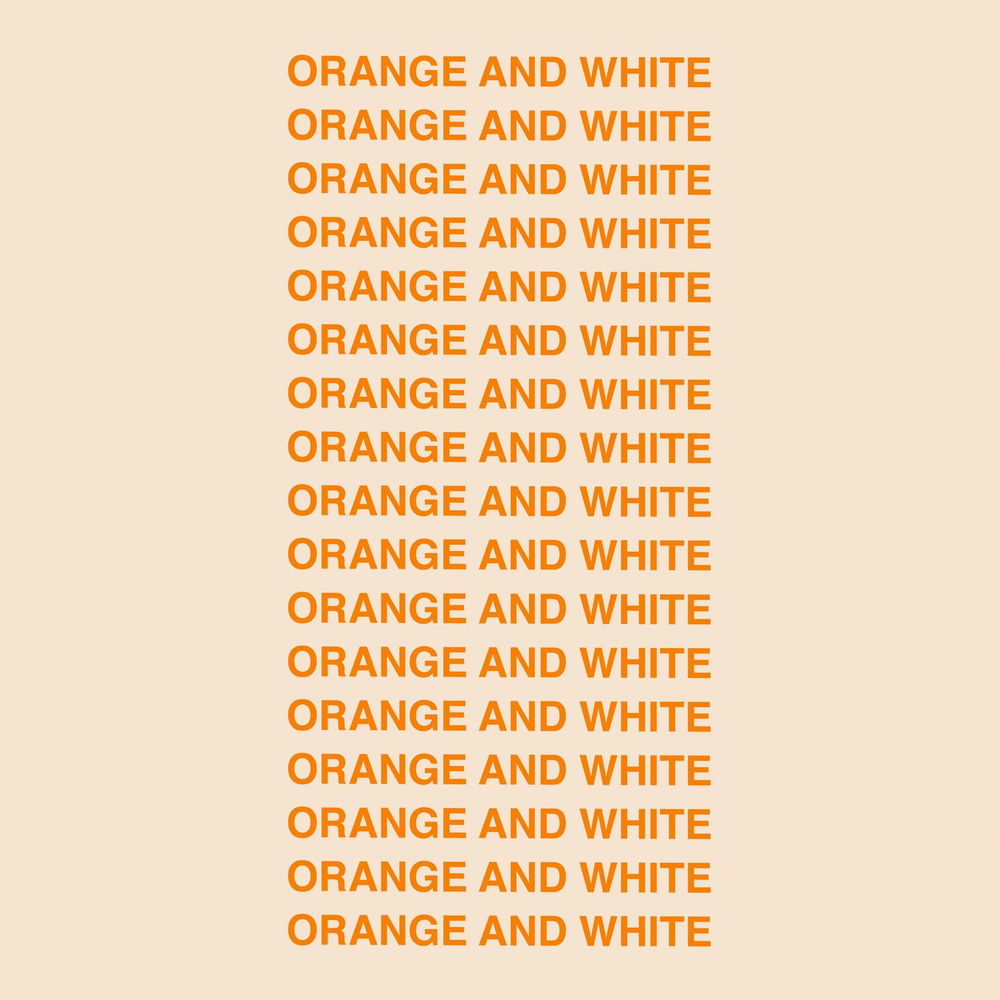 Portada de Orange and White